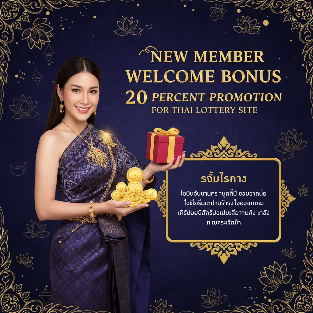 โปรโมชันสมาชิกใหม่หวยออนไลน์ ฝากครั้งแรกรับโบนัส 20%